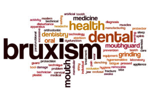 Bruxism word cloud